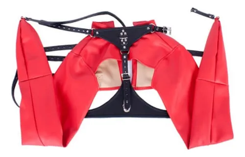 Chaqueta de fuerza de cuero - Image 3